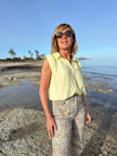 Blouse Soline jaune beurre