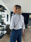 Blouse Augustine rayures marine