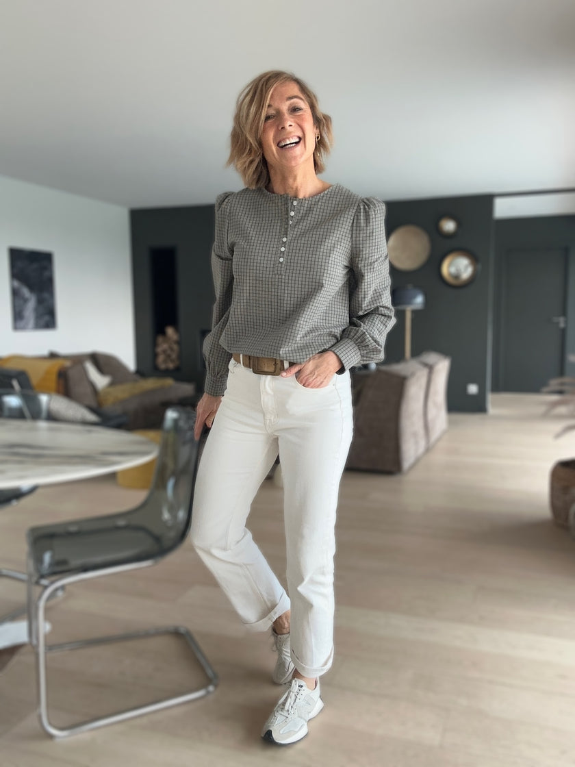 Blouse Lior kaki (épuisée)