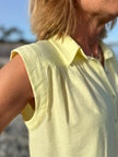 Blouse Soline jaune beurre