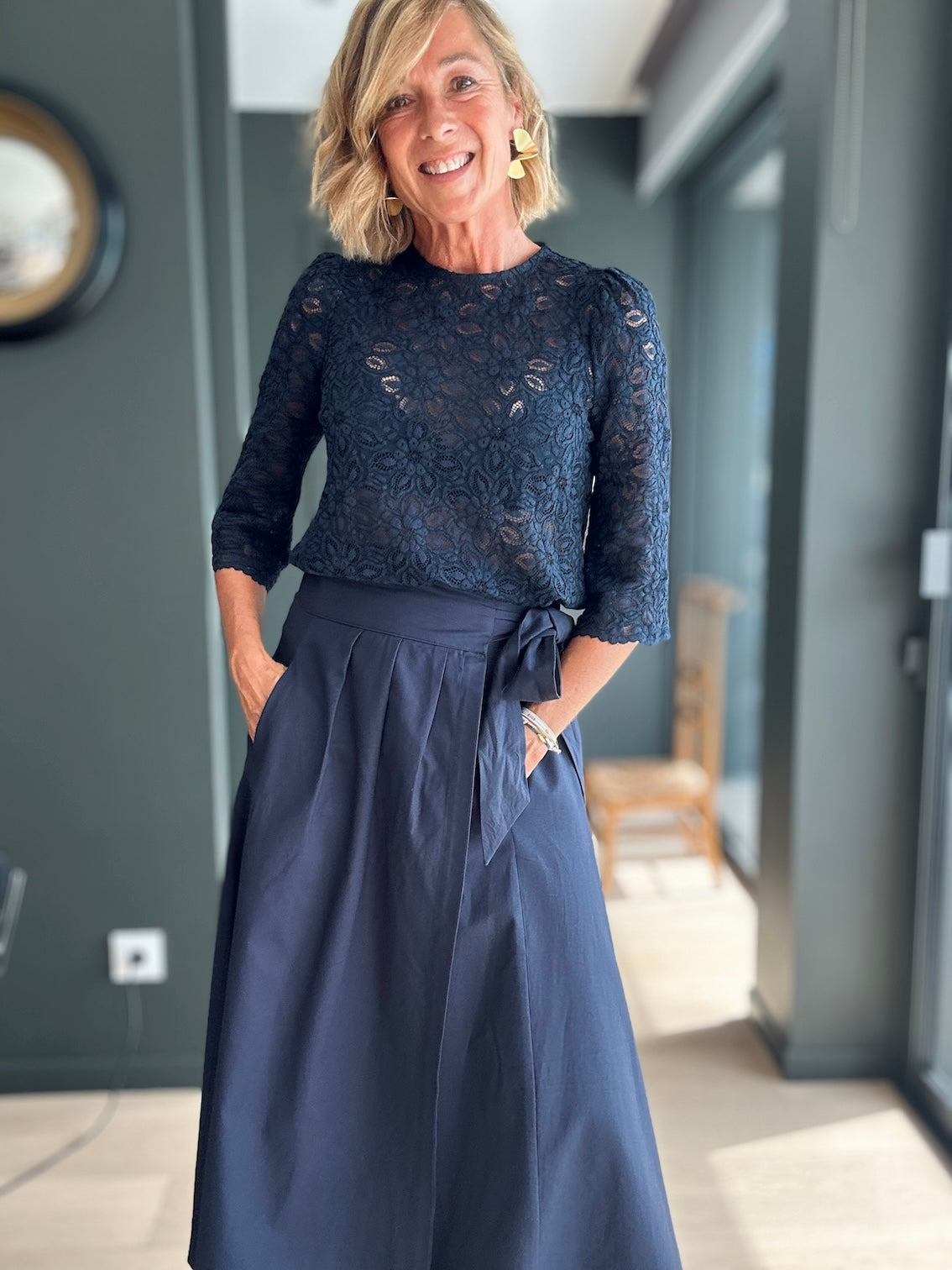 Blouse Ornella marine