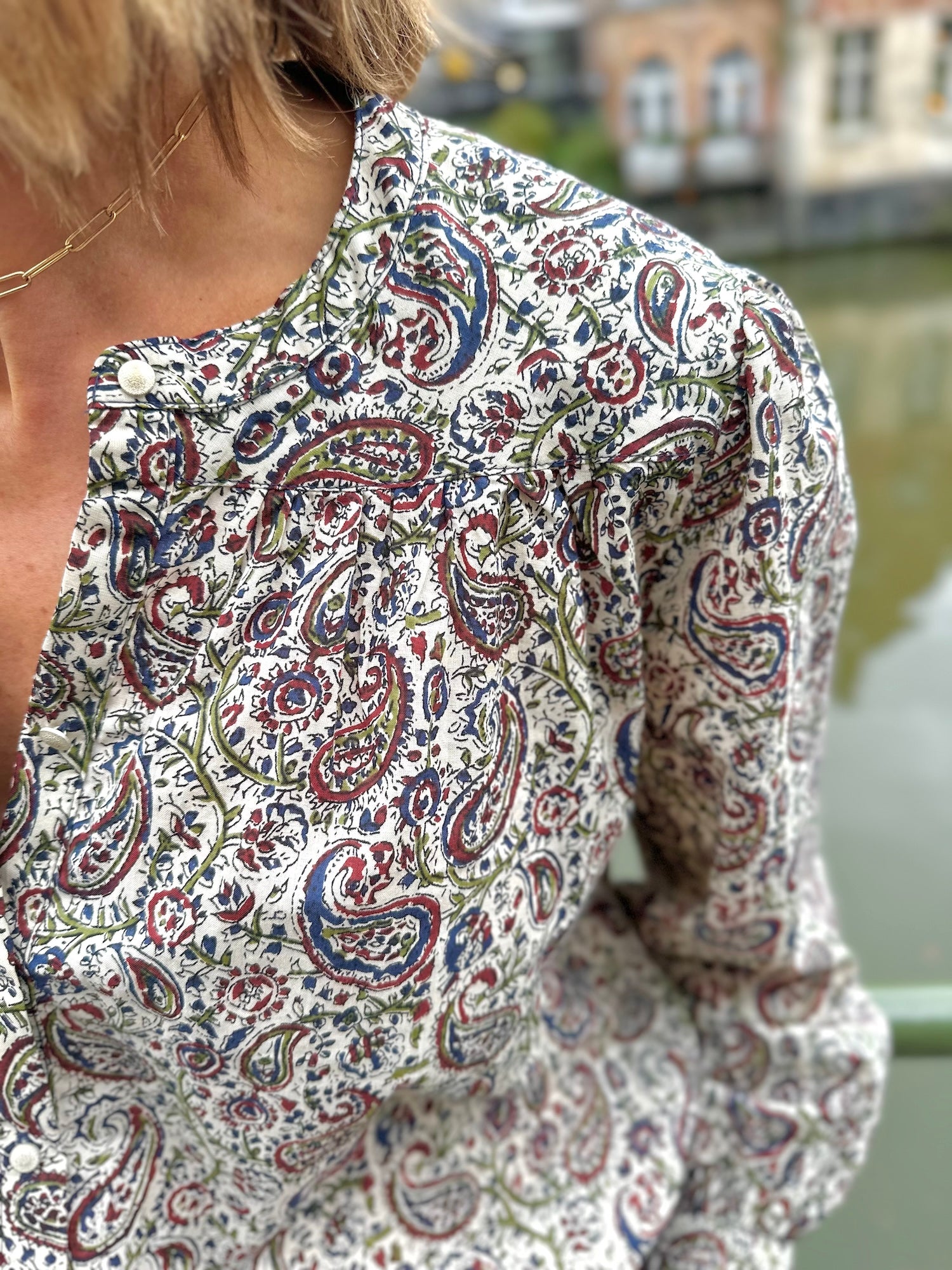 Blouse Ambrine imprimé cachemire