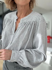 Blouse Ambrine rayures grises