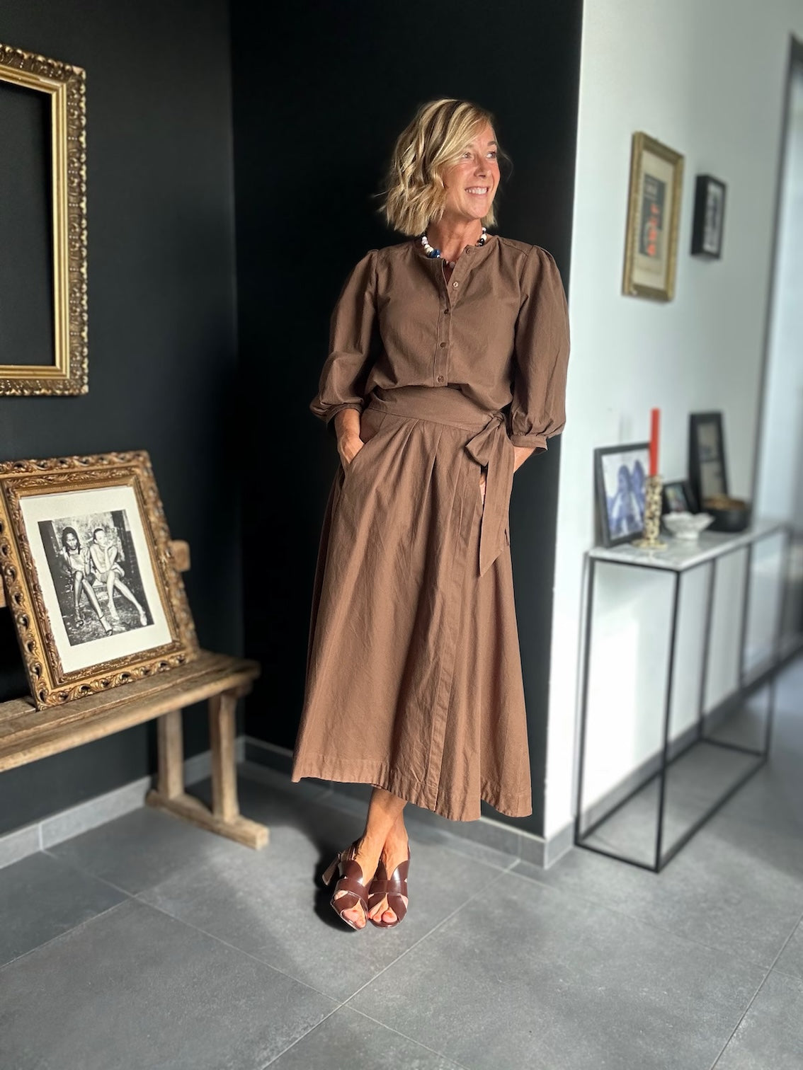 Blouse ELEN cappuccino
