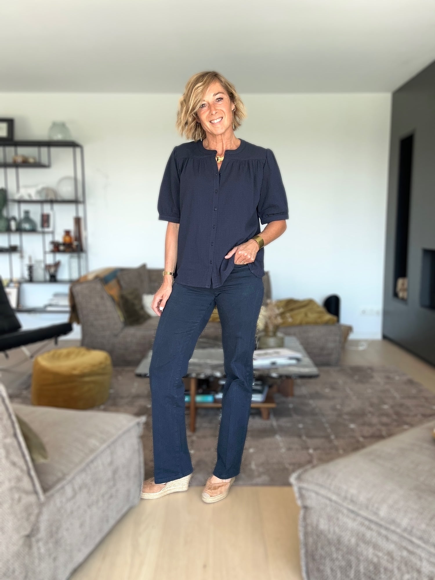 Blouse Ambrine marine