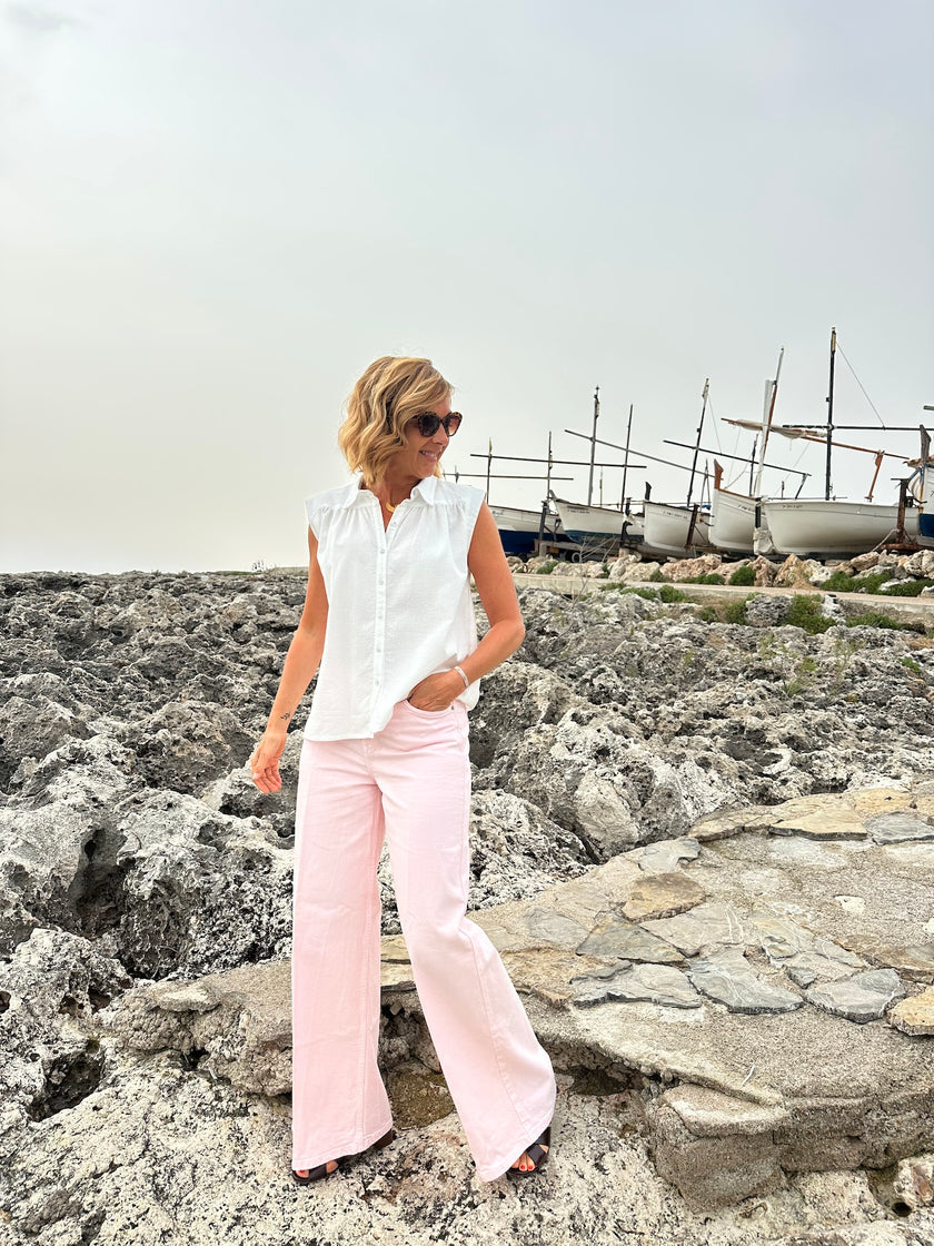 Blouse Soline blanc cassé (disponible taille 3 et 4)