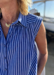 Blouse Soline rayures bleues (épuisée)