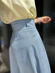 Jupe Victoire rayures bleues
