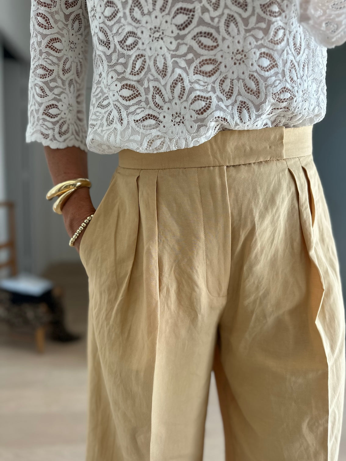Blouse Ornella ivoire (disponible taille 0)