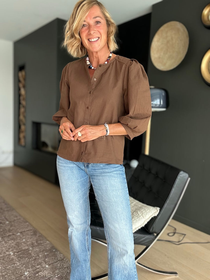 Blouse ELEN cappuccino