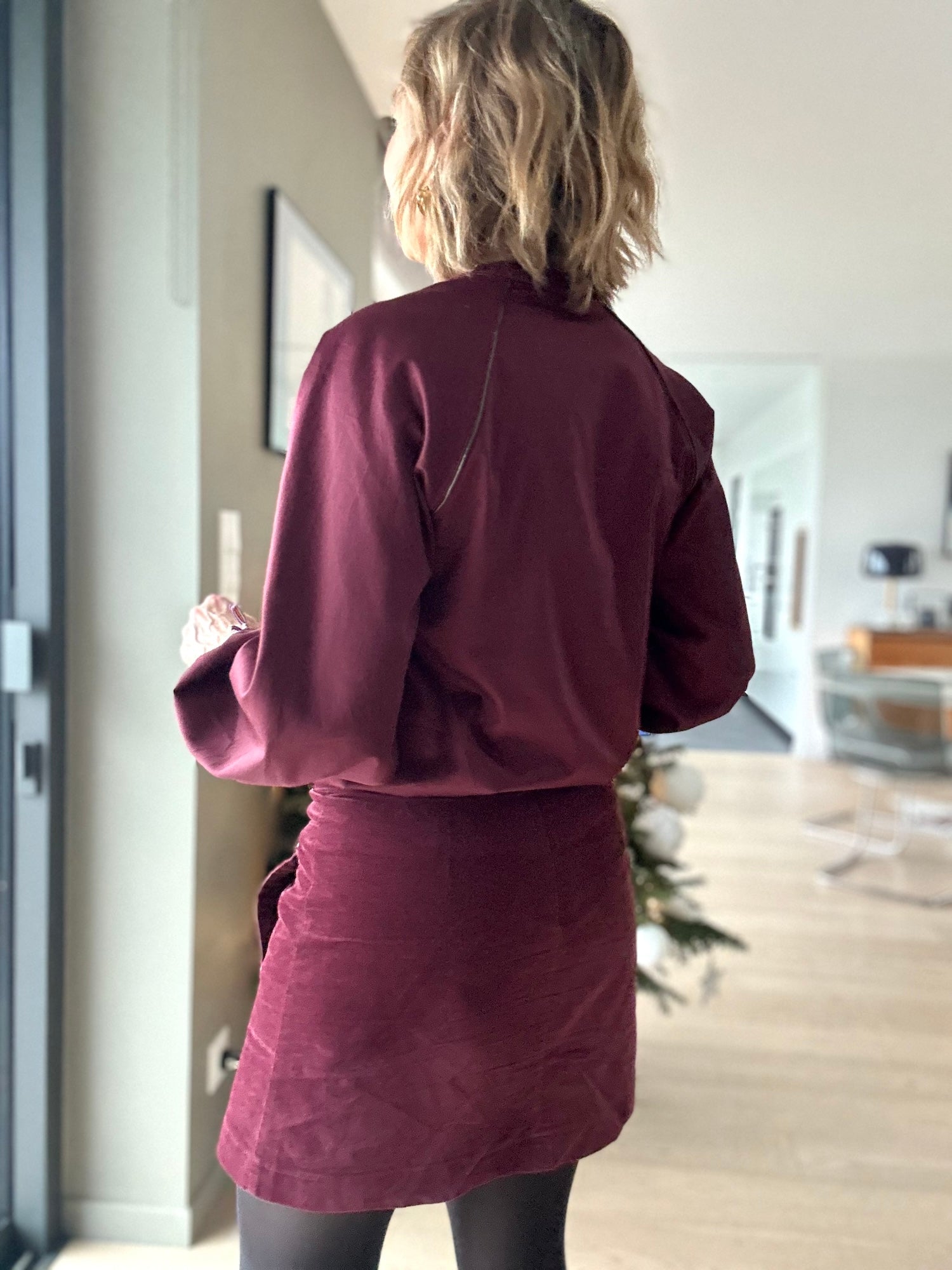 Blouse HORTENSE bordeaux