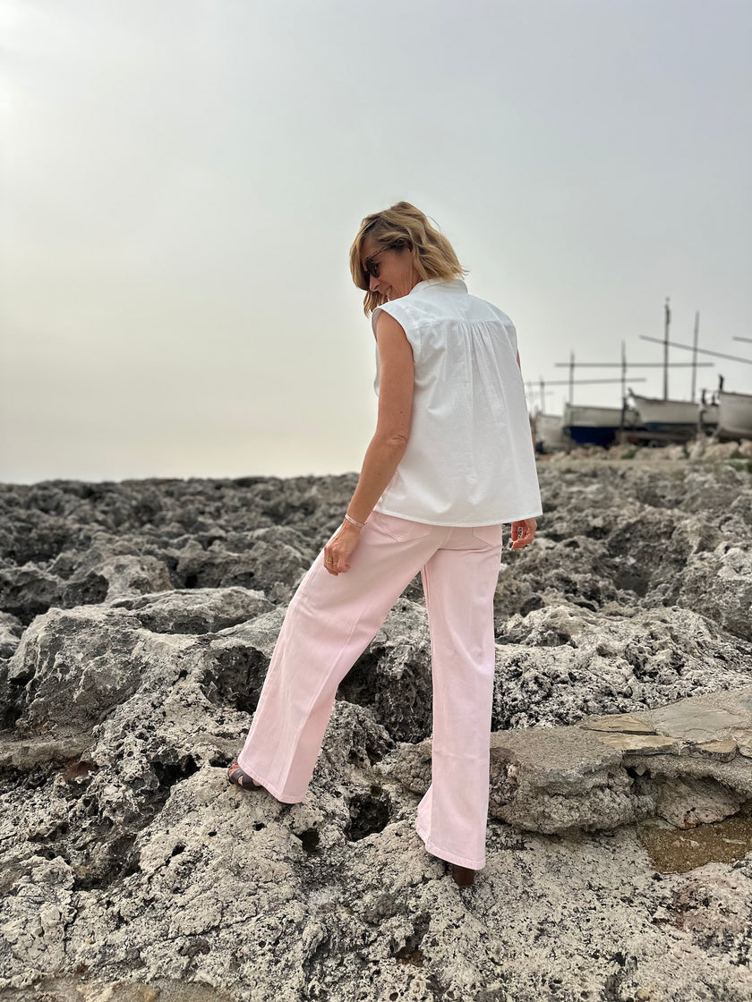 Blouse Soline blanc cassé (disponible taille 3 et 4)