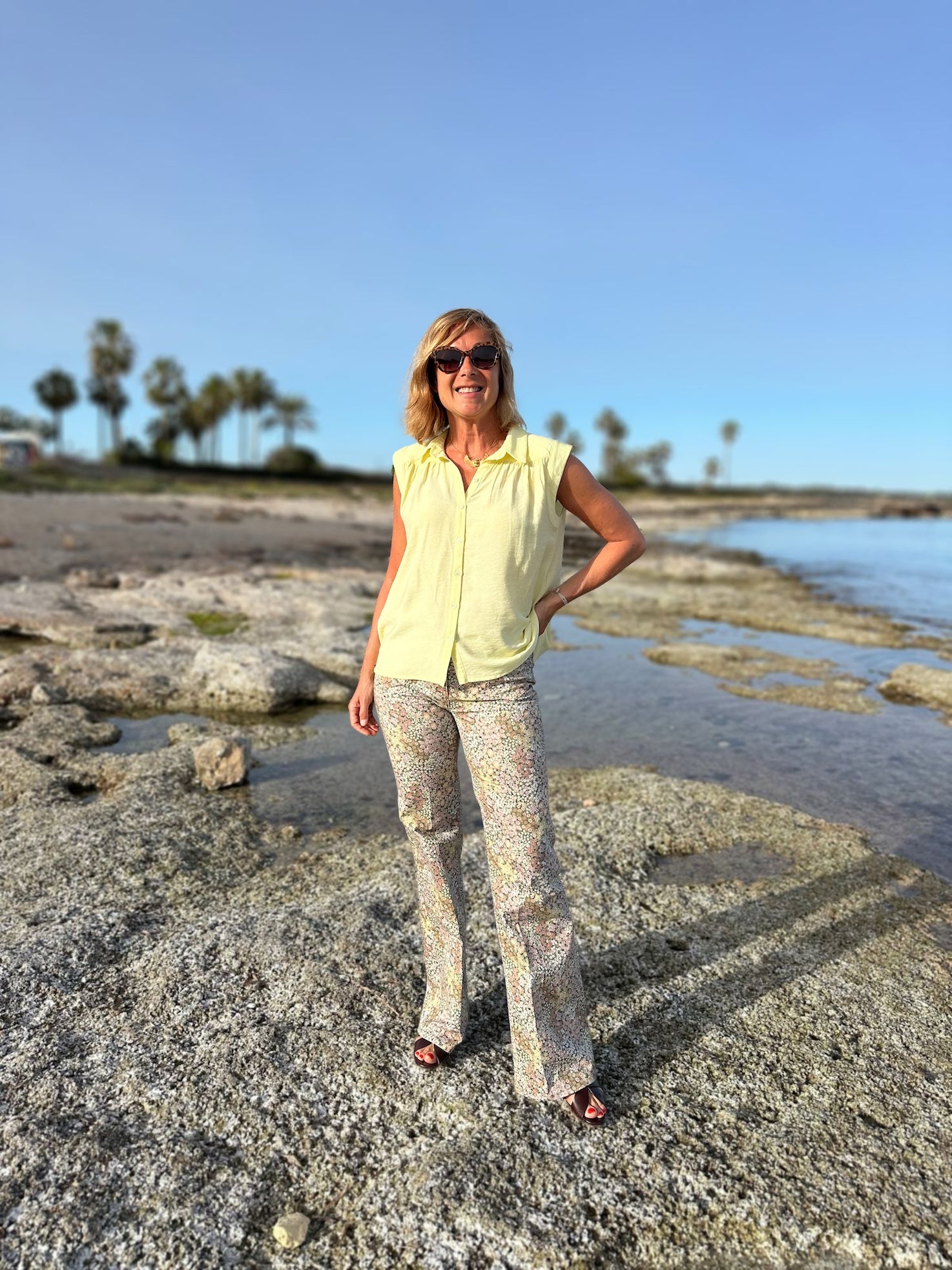 Blouse Soline jaune beurre