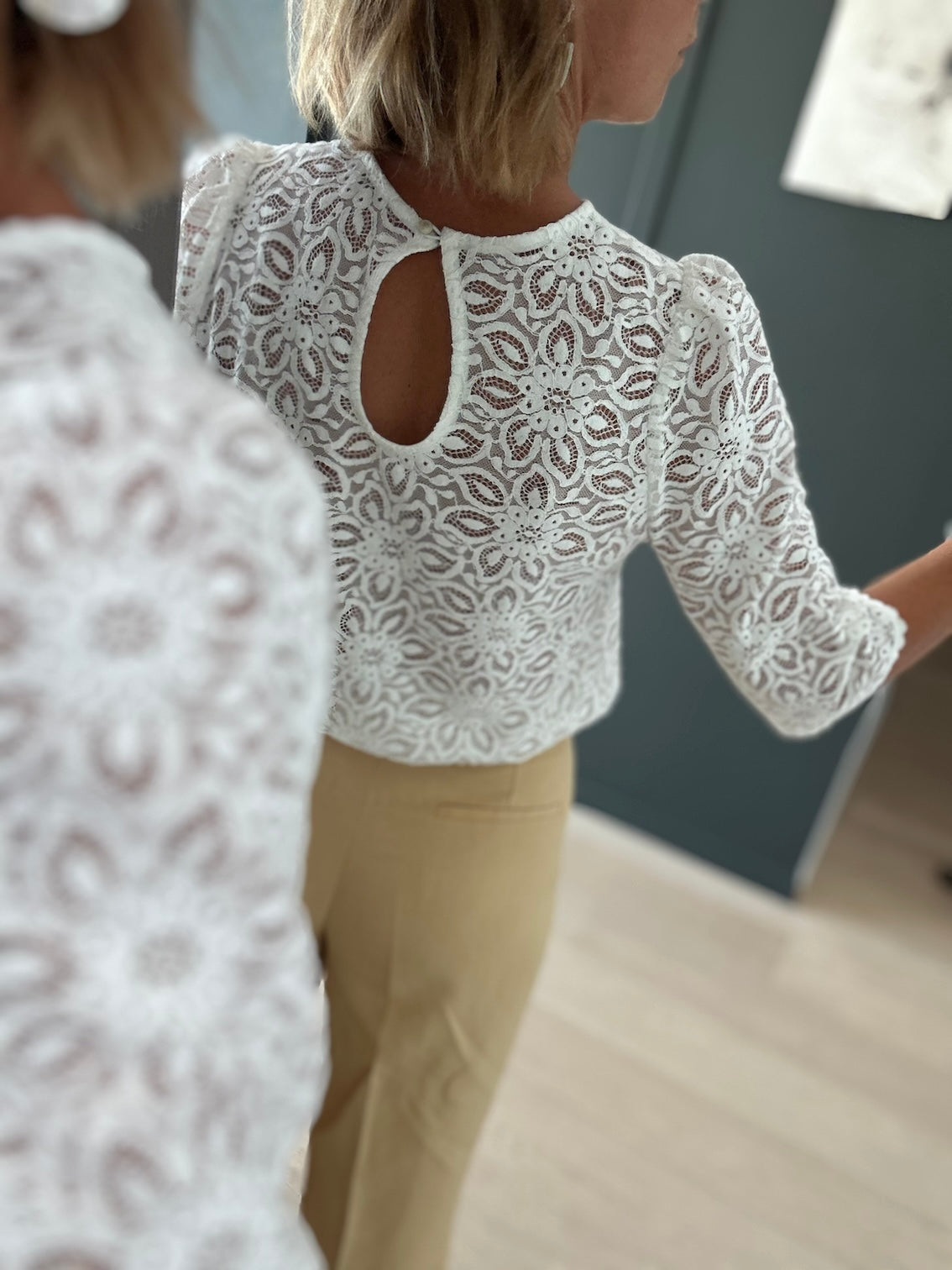 Blouse Ornella ivoire (disponible taille 0)