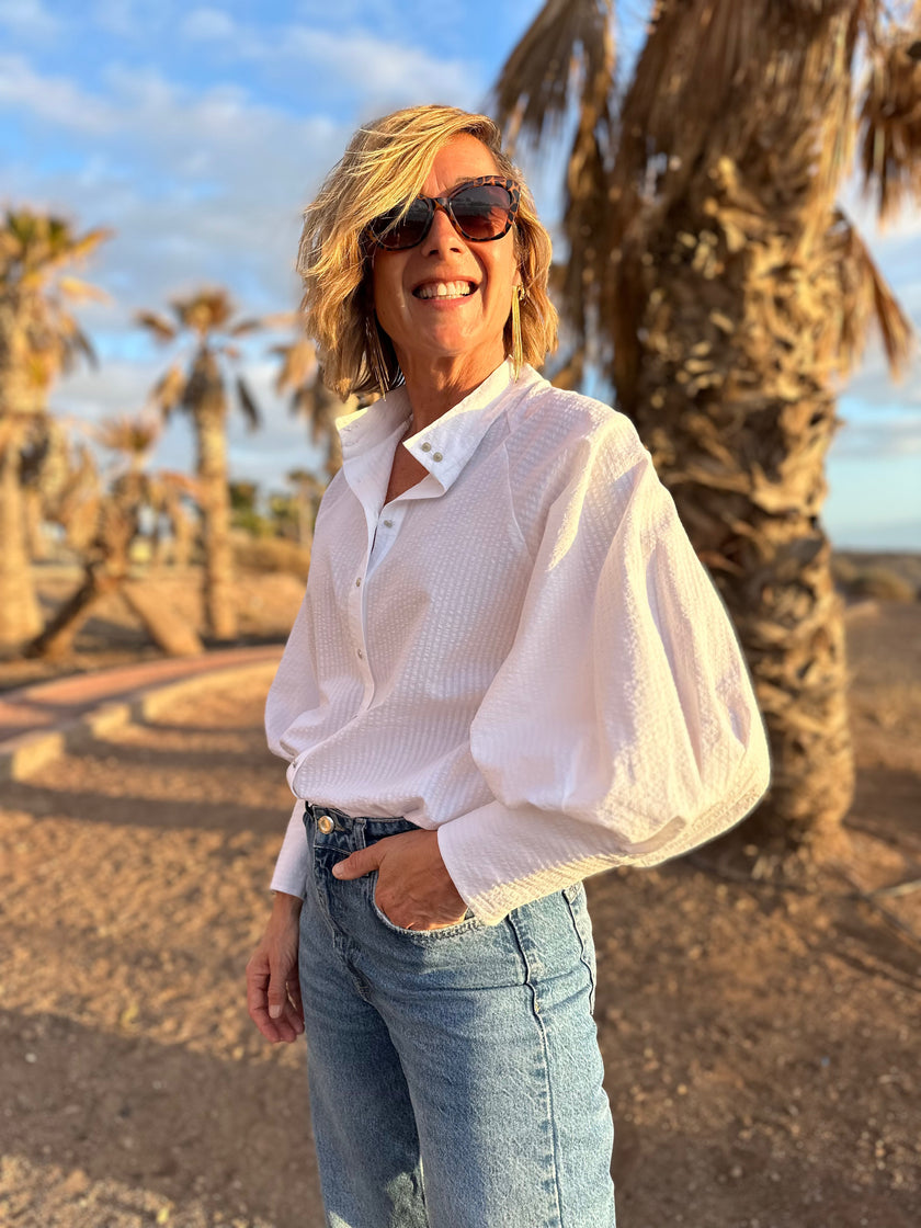 Blouse Constance blanc (épuisé)