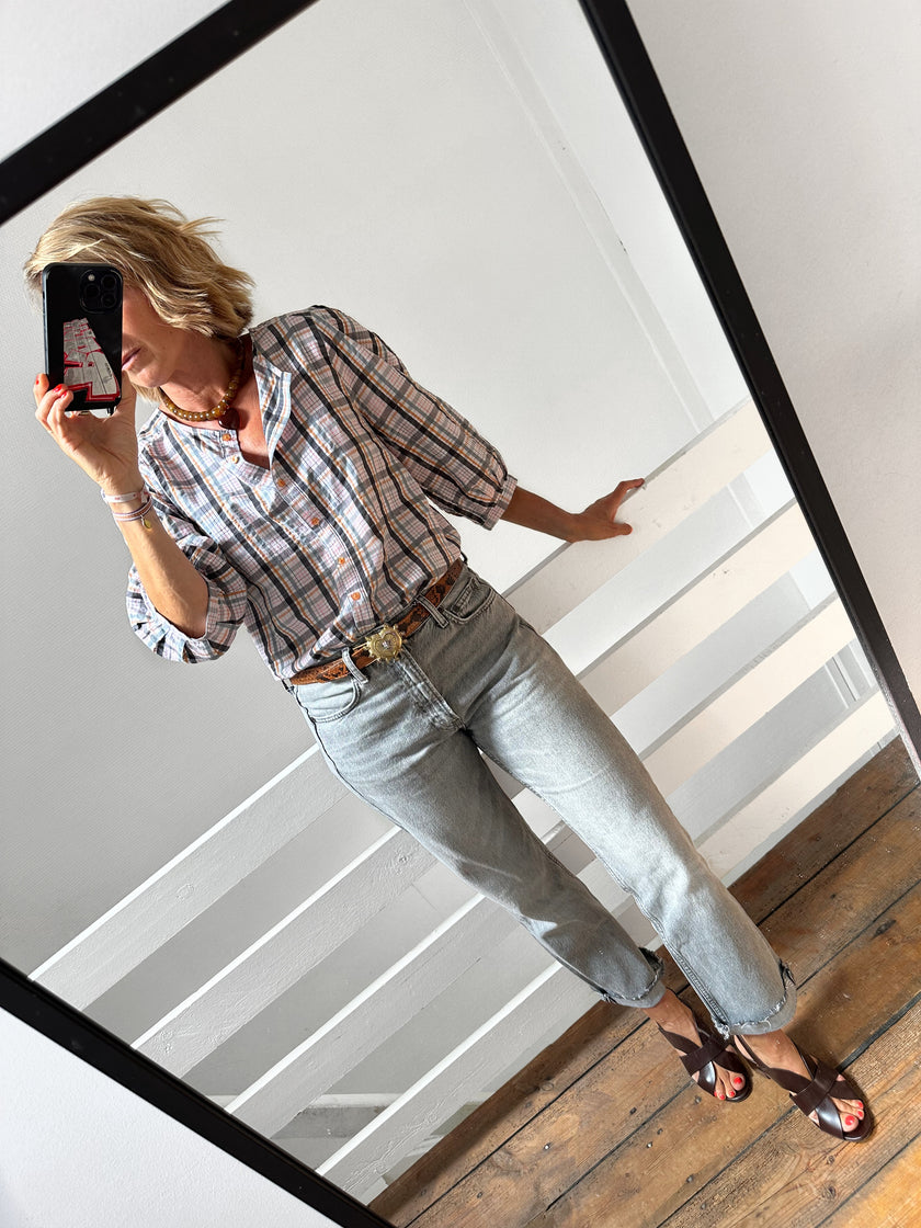 Blouse ELEN carreaux (disponible taille 3)